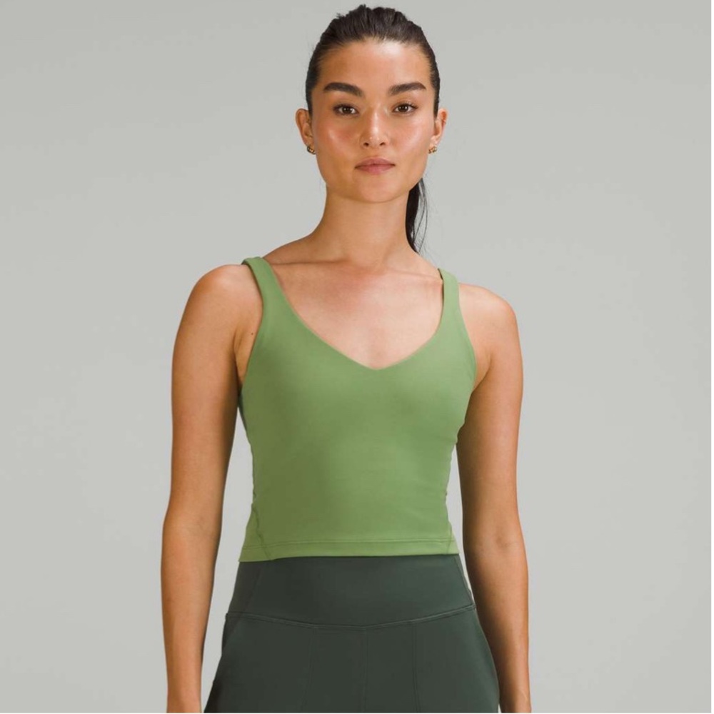 Lululemon Size 4 Green Foliage Align Tank